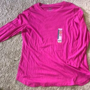 Hot pink long sleeve